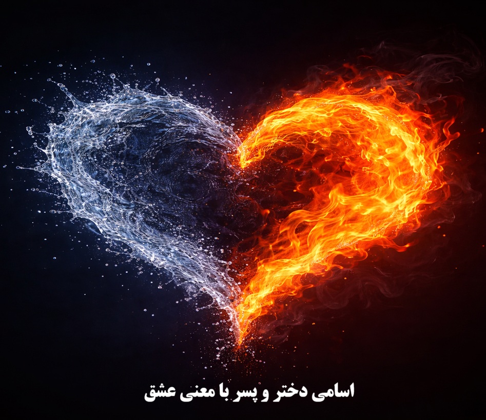 اسامی دختر و پسر با معنی عشق