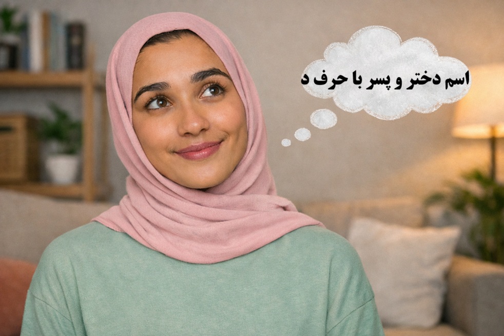 اسم دختر و پسر با حرف د