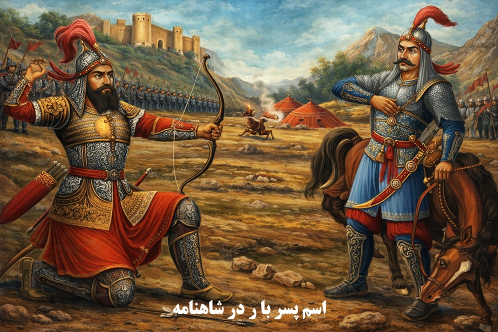 اسم پسر با ر در شاهنامه