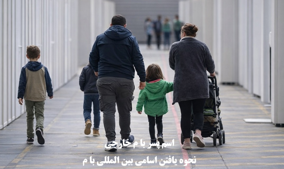 اسم پسر با م خارجی