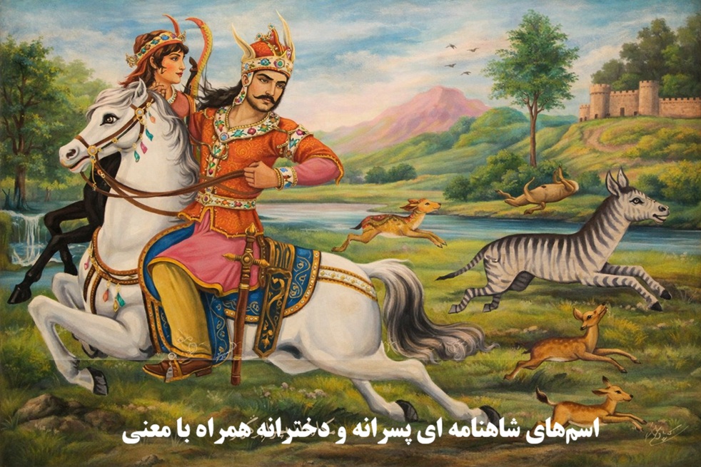 اسمهای شاهنامه ای پسرانه و دخترانه همراه با معنی