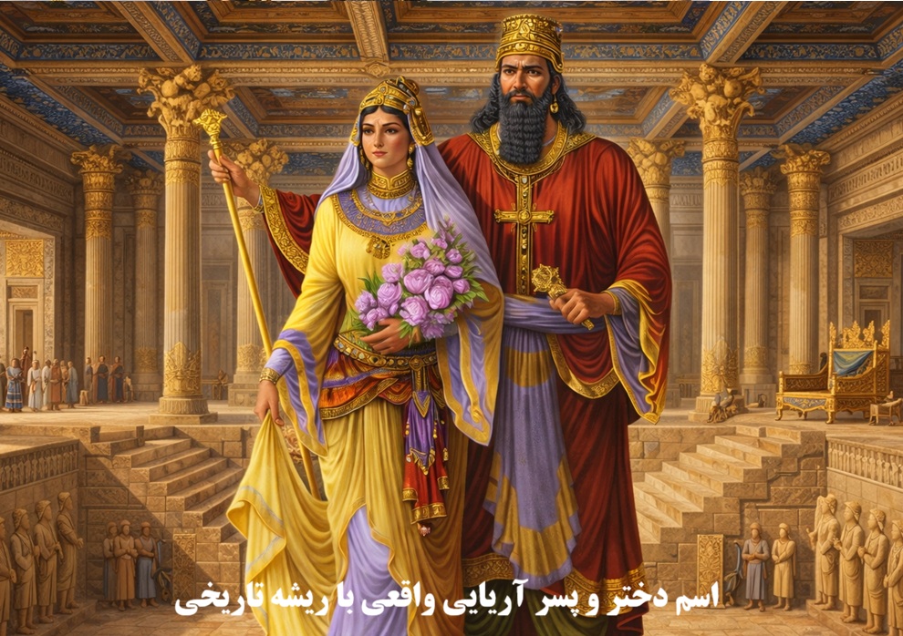 اسم دختر و پسر آریایی واقعی با ریشه تاریخی