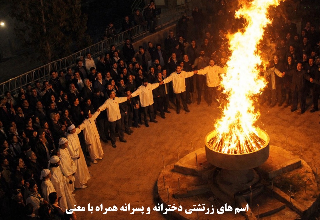 اسم های زرتشتی دخترانه و پسرانه همراه با معنی