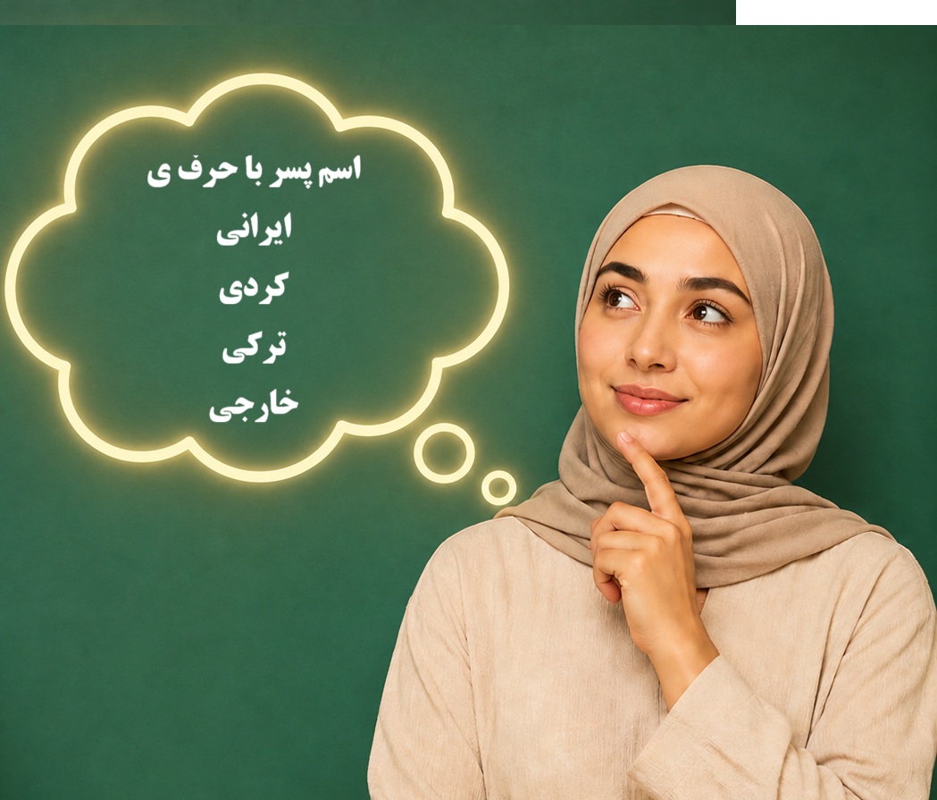 اسم پسر با ی