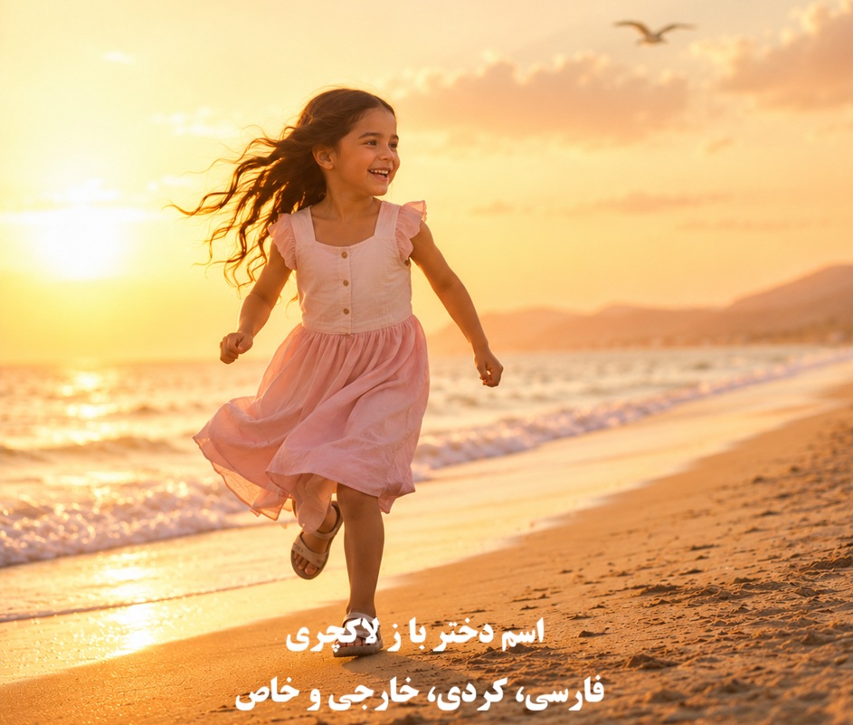 اسم دختر با ز لاکچری