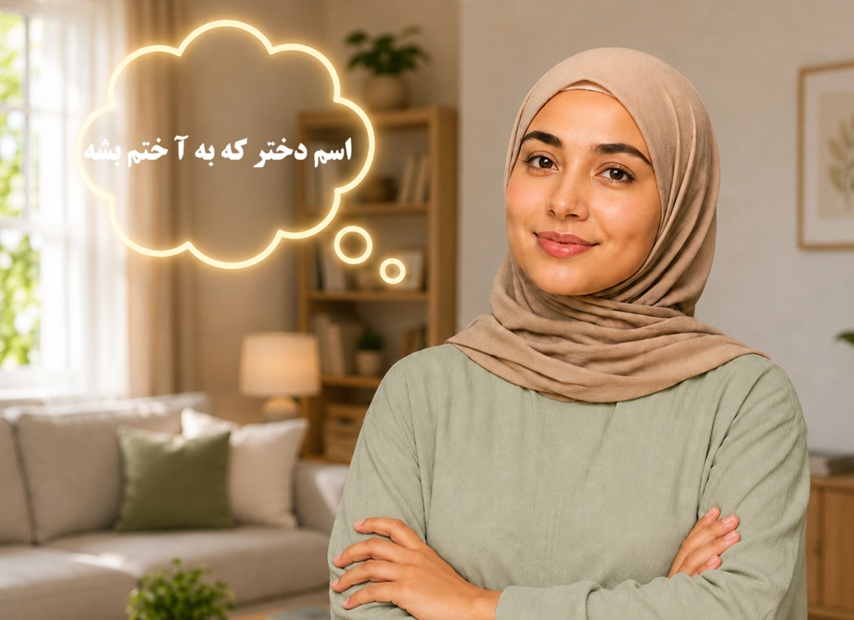 اسم دختر که آخرش به آ ختم شود