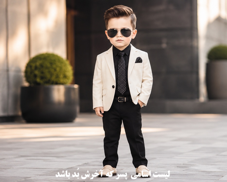 لیست اسامی پسر که آخرش بُد باشد