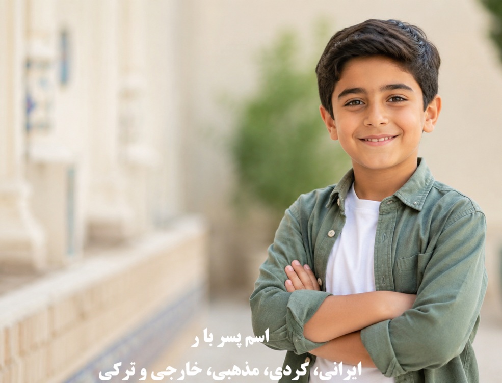 لیست اسامی پسر با ر