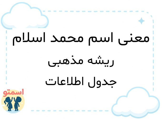 معنی اسم محمد اسلام