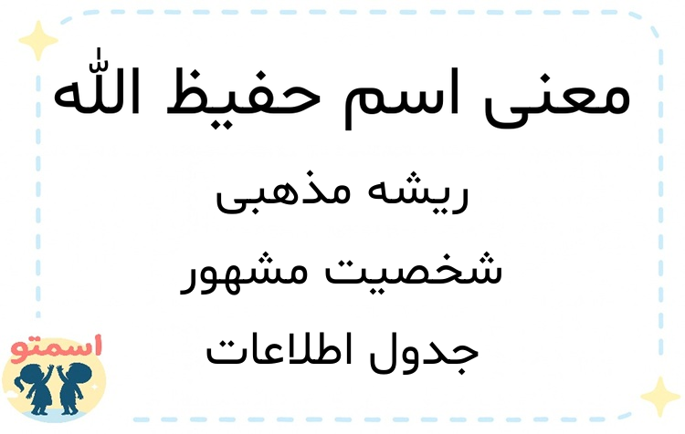 معنی اسم حفیظ الله